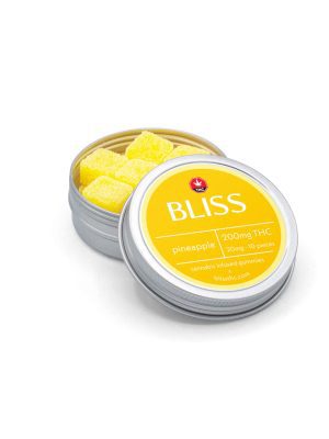 Bliss Pineapple THC Gummies Edibles