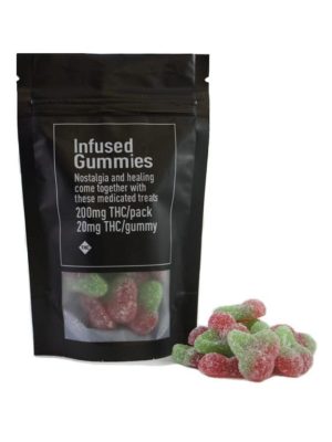 Infused Gummies 200mg Cherry Blasters